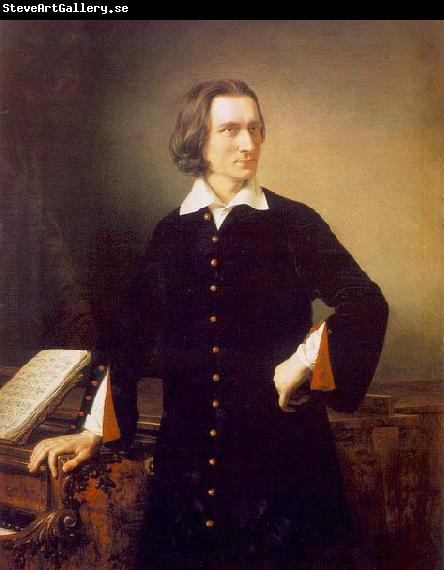 unknow artist Portrait of Franz Liszt